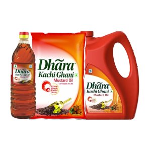 Dhara: Premium Kachi Ghani Pure Mustard Oil