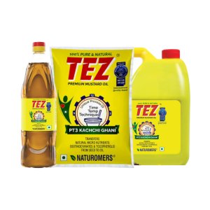 Tez: Premium Kachchi Ghani Pure Mustard Oil