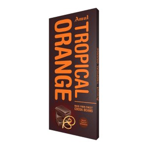 Amul Dark Chocolate Tropical Orange