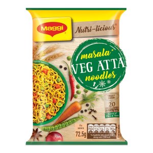 MAGGI® 2-Minute Noodles - Masala Veg Atta Noodles
