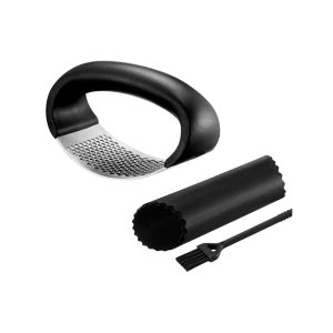 Multi-function Manual Garlic Press Curved Garlic Grinding
