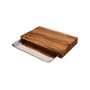 Bmado Homefull Versatile Wooden Chopping Board for Cutting and Easy Clean-Up